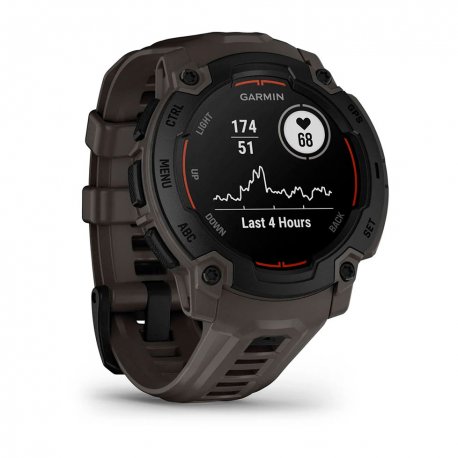 Смарт-часы Garmin Instinct E 45mm Black with Charcoal Band (010-02933-00)