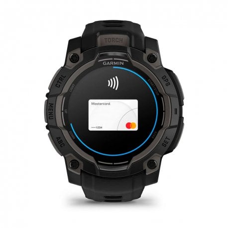 Смарт-годинник Garmin Instinct 3 45mm AMOLED Black with Black Band (010-02936-00)