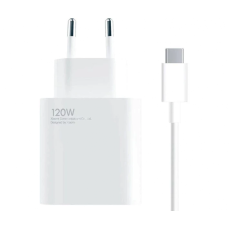 Мережевий зарядний пристрій Xiaomi 120W HyperCharge Combo (Type-A) White (BHR9462EU)