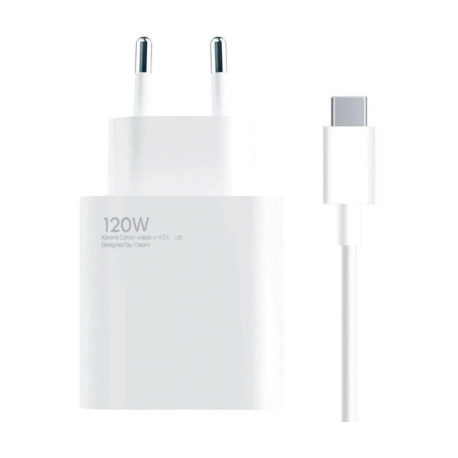 Сетевое зарядное устройство Xiaomi 120W HyperCharge Combo (Type-A) White (BHR9462EU)