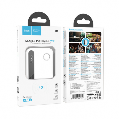 Портативный 4G Wi-Fi модем Hoco HI41 White