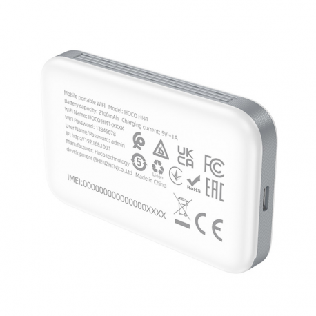 Портативный 4G Wi-Fi модем Hoco HI41 White