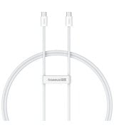 Кабель Baseus Superior Series Type-C to Type-C 100W (1m) White (P10365200211-03)