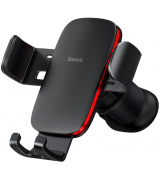 Автодержатель Baseus Metal Age 2 Gravity Car Black/Red (SUJS000001)
