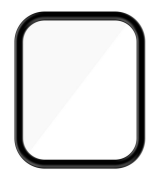 Защитное стекло Proove Achilles для Apple Watch 7/8/9 45mm Black (PGPWS945MM01)