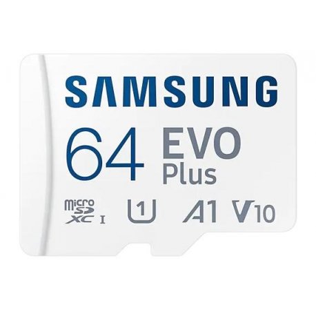 Карта памяти Samsung EVO Plus 64GB Class 10 UHS-I U3 (MB-MC64SA/EU)