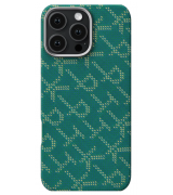 Чохол Pitaka Tactile Woven Case для iPhone 16 Pro Monogram Green/Gold