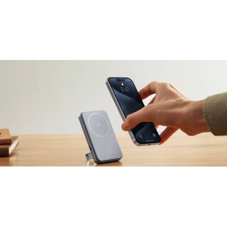 Зовнішній акумулятор EcoFLow RAPID Magnetic Power Bank 5000mAh 30W Silver (EF-RAPID5000-EU)