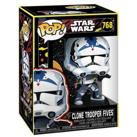 Коллекционная фигурка Funko POP Star Wars: Clone Wars - Fives (Retro) (889698838139)