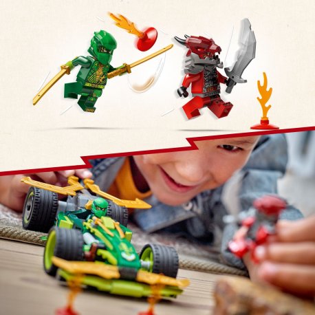 Конструктор LEGO Ninjago Автомобиль для гонок Ллойда с инерционным двигателем (71828)