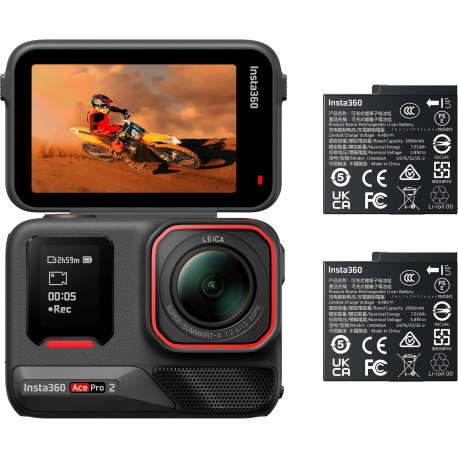 Eкшн-камера Insta360 Ace Pro 2 Dual Battery Bundle (CINSBBGA_ACEPRO208)