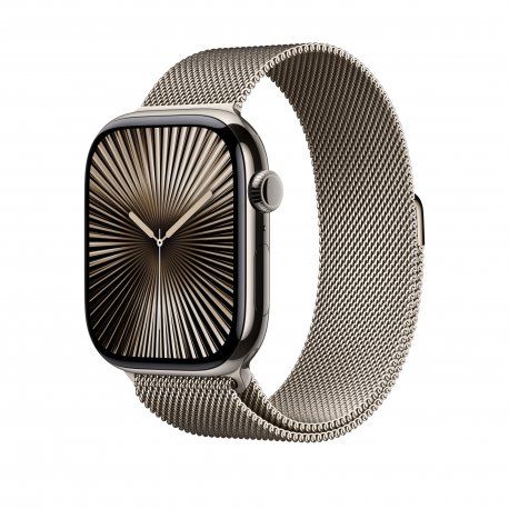 Стальной ремешок Apple для Apple Watch 46mm Milanese Loop Natural - Size M/L (MXMQ3)