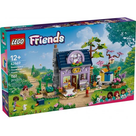 Конструктор LEGO Friends Домик и цветник пчеловодов (42669)