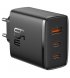 Сетевое зарядное устройство Baseus Cube Pro 65W Fast Charger 2Type-C+USB Black ( P10152301113-00)