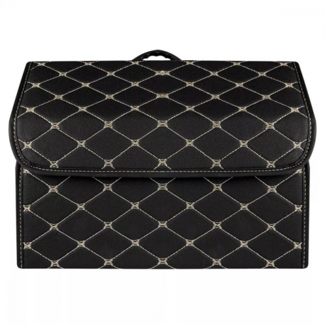 Автомобильный органайзер в багажник 40*30*30 cm Black/Beige