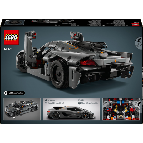 Конструктор LEGO Technic Koenigsegg Jesko Absolut серый гиперкар (42173)