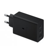 Мережевий зарядний пристрій Samsung Trio PD65W 3 Type-C+2USB Black (EP-T6530NBEGEU)