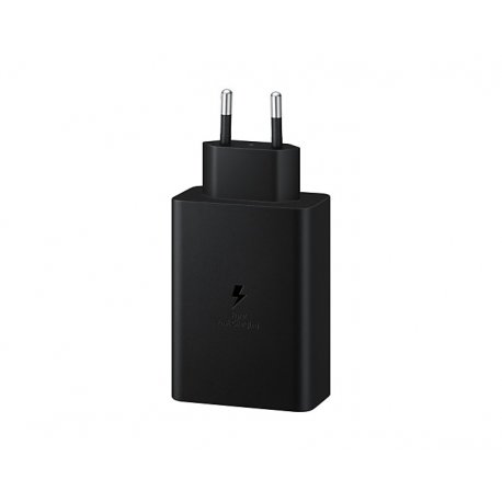 Сетевое зарядное устройство Samsung Trio PD65W 3 Type-C+2USB Black (EP-T6530NBEGEU)