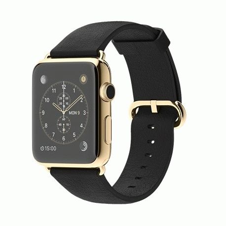 Apple Watch Edition 42mm 18-Karat Yellow Gold Case with Black Classic Buckle