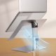 Підставка для ноутбука Baseus Metal Adjustable Laptop Stand Silver (LUJS000012) Підставка для ноутбука Baseus Metal Adjustable Laptop Stand Silver (LUJS000012)