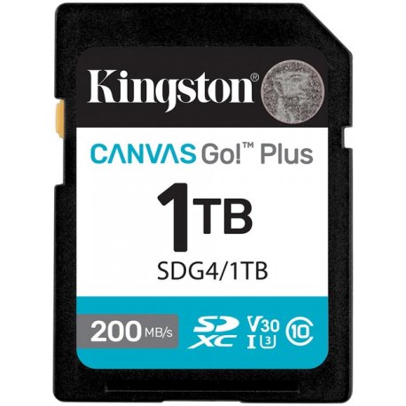 Карта памяти Kingston Canvas Go Plus 1TB C10 UHS-I A2 (SDG4/1TB)