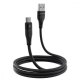 Кабель Proove Soft Silicone Type-C 2.4A (1m) Black (CCSO20001201)
