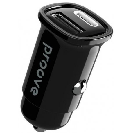 Автомобільний зарядний пристрій Proove Flash 30W (Type-C + USB) Black (CCFL30111201)