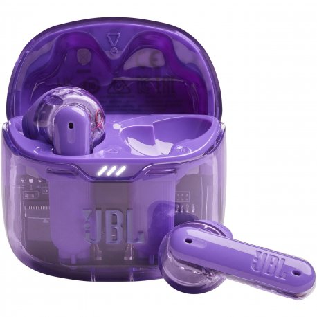 Бездротові навушники JBL Tune Flex Ghost Edition Purple (JBLTFLEXGPUR)