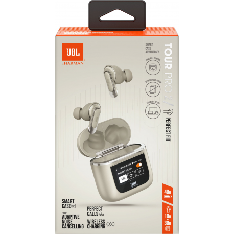 Беспроводные наушники JBL Tour Pro 2 TWS Champagne (JBLTOURPRO2CPG)