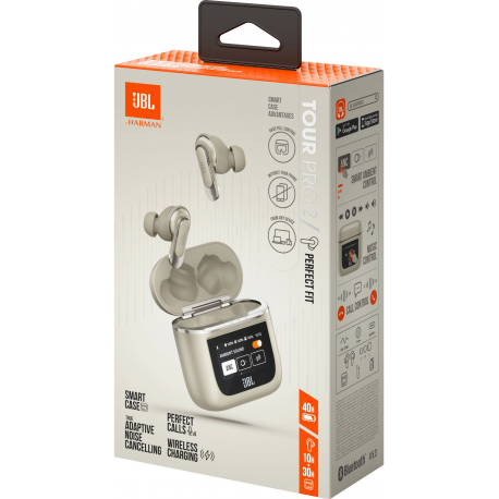 Беспроводные наушники JBL Tour Pro 2 TWS Champagne (JBLTOURPRO2CPG)