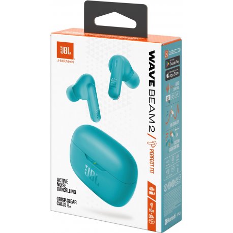 Бездротові навушники JBL Wave Beam 2 Blue (JBLWBEAM2BLU)