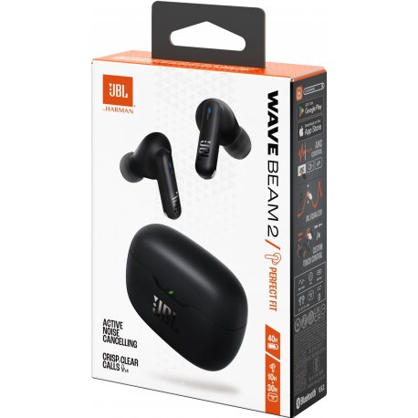 Бездротові навушники JBL Wave Beam 2 Black (JBLWBEAM2BLK)