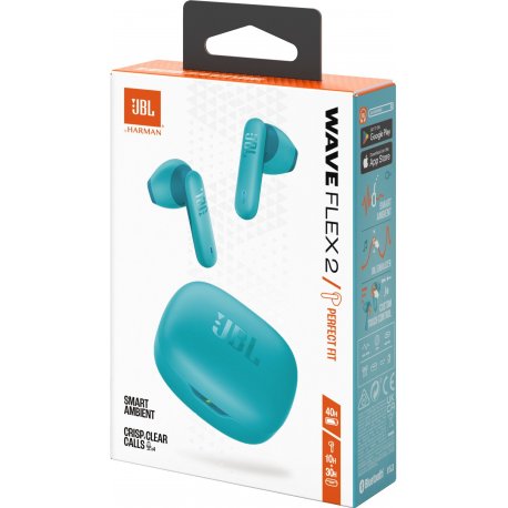 Бездротові навушники JBL Wave Flex 2 Blue (JBLWFLEX2BLU)