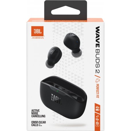 Беспроводные наушники JBL Wave Buds 2 Black (JBLWBUDS2BLK)