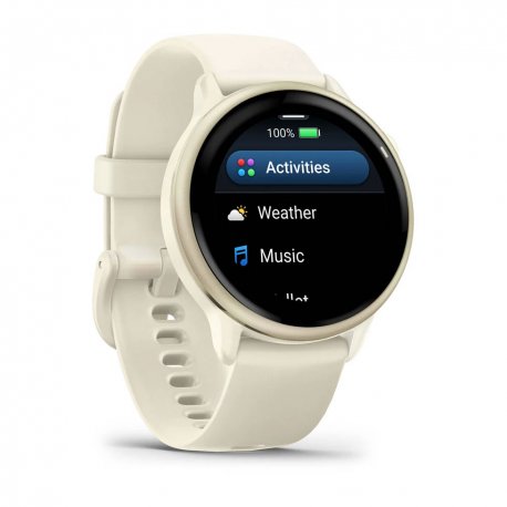 Смарт-часы Garmin vivoactive 6 Lunar Gold with Bone Band (010-02985-01)