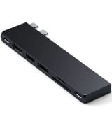 HUB Satechi Aluminum USB-C Pro Hub Slim Adapter Midnight (ST-HUCPHSD)