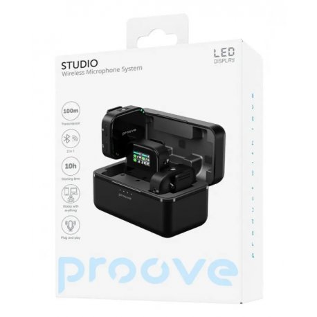 Микрофон-петличка Proove Studio Black (PSWM15000201)