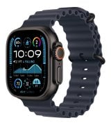 Б/в Apple Watch Ultra 2 (2024) 49mm (GPS+LTE) Black Titanium Case with Navy Ocean Band (MYPA3, MYTC3) (Як новий)