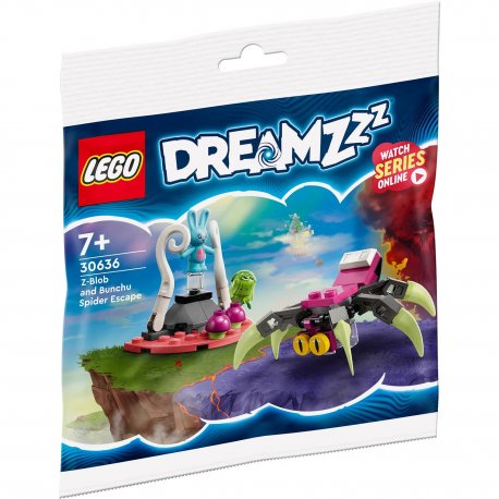 Конструктор LEGO DREAMZzz Втеча Зет-Блоб та Бунчу від павука (30636)