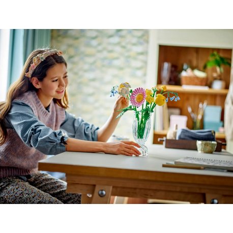 Конструктор LEGO Botanicals Миниатюрный солнечный букет (10347)