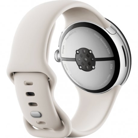 Смарт-часы Google Pixel Watch 3 Silver Aluminum Case / Porcelain Band Active Band
