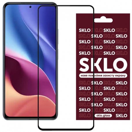 Захисне скло SKLO 3D для Poco X7 Pro Black