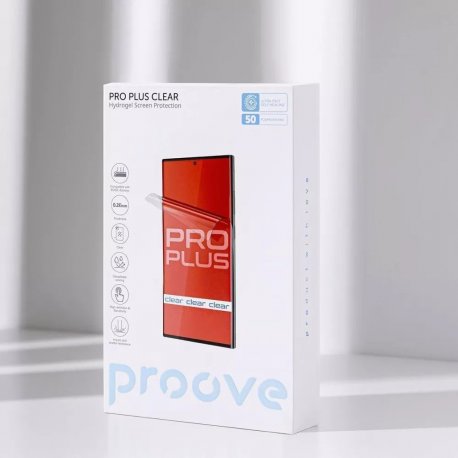 Защитная гидрогелевая пленка Proove Pro Plus Hydrogel Screen Protection Clear