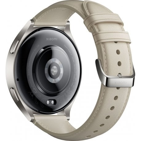 Смарт-годинник Xiaomi Watch 2 Titan Gray Case White Leather Strap (BHR9306GL)