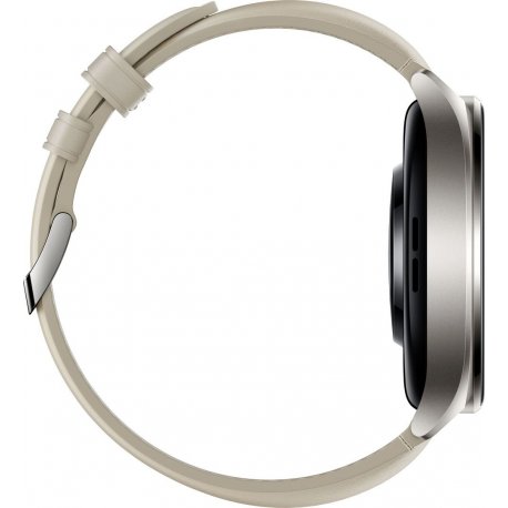 Умные часы Xiaomi Watch 2 Titan Gray Case White Leather Strap (BHR9306GL)