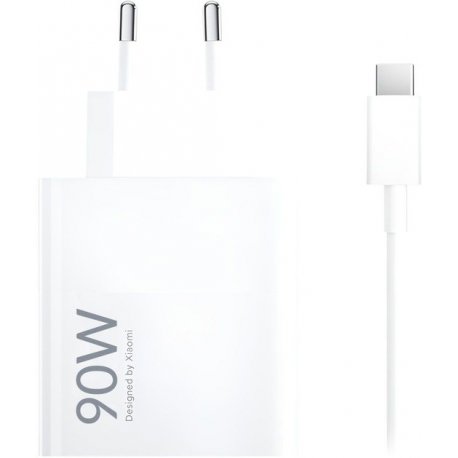 Сетевое зарядное устройство Xiaomi 90W HyperCharge Combo (Type-A) White (BHR07ZBEU)