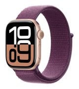 Б/в Apple Watch Series 10 42mm (GPS) Rose Gold Aluminium Case with Plum Sport Loop (MWWK3)