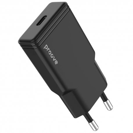 Сетевое зарядное устройство Proove Slender 20W (Type-C) Black (WCSS20010001)