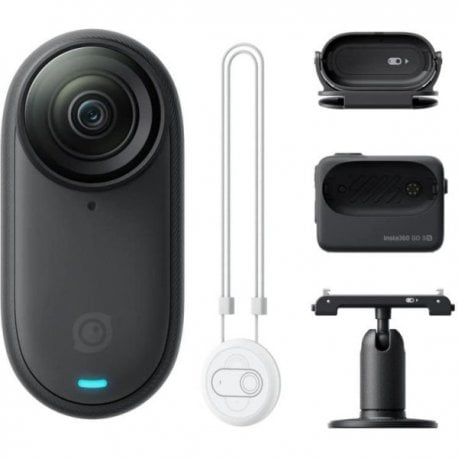 Eкшн-камера Insta360 GO 3S 4K Standard Bundle 128GB Midnight Black (CINSAATA_GO3S13)