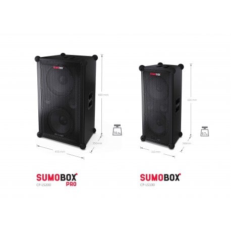 Акустична система Sharp SumoBox Pro CP-LS200 Black
